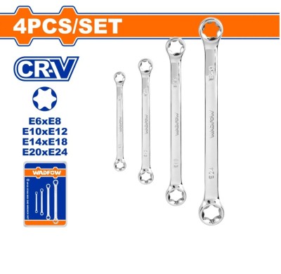 WADFOW KIT CHAVE COMBINADA 4PCS  WFR2404 Total Herramientas Oficial