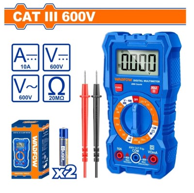WADFOW  MULTITESTER 600V  WDM2508 Total Herramientas Oficial