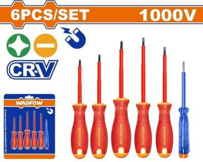 WADFOW  KIT CHAVE FENDA 6PCS ISOLADO  WSS7406 Total Herramientas Oficial