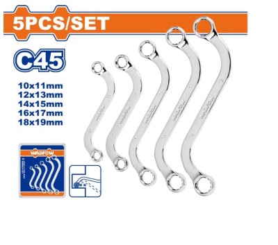 WADFOW KIT CHAVE TIPO S 5PCS WFR4405 Total Herramientas Oficial