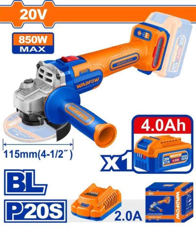 WADFOW LIXADEIRA 115MM 20V  UWLAP5421 Total Herramientas Oficial
