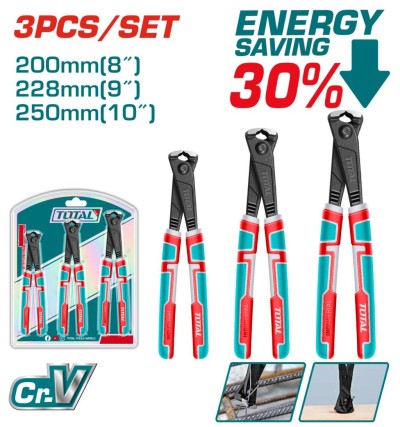 TOTAL  KIT ALICATES 3PCS  THT2RK231 Total Herramientas Oficial