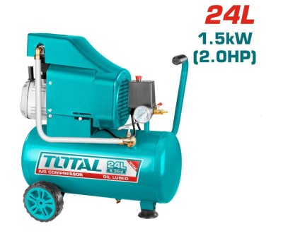 TOTAL COMPRESOR DE AR TC202416 24L Total Herramientas Oficial