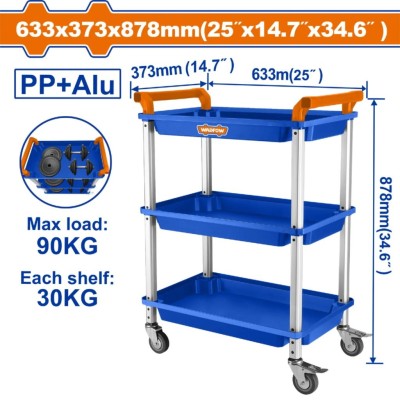 WADFOW MESA 3 ANDAR 30KG   WWB5307 Total Herramientas Oficial