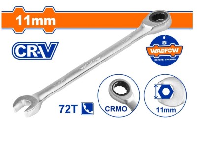WADFOW  CHAVE COMBINADA COM CATRACA 11MM 72T  WSA5111 Total Herramientas Oficial