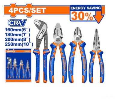 WADFOW  KIT DE  ALICATES 4PCS  WPS0624 Total Herramientas Oficial