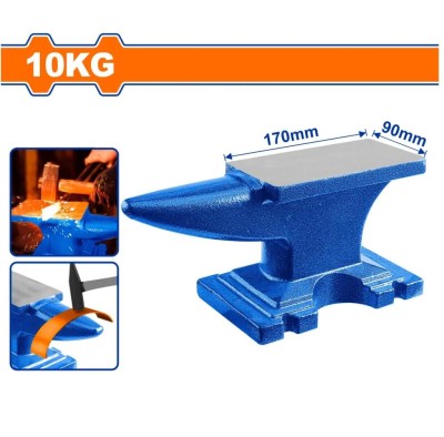 WADFOW  BIGORNA DE MESA 10KG  WBV0A10 Total Herramientas Oficial
