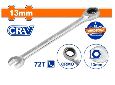 WADFOW CHAVE COMBINADA COM CATRACA 13MM  WSA5113 Total Herramientas Oficial