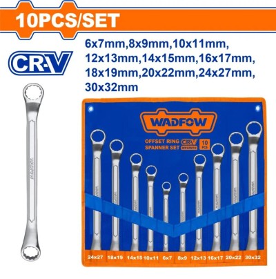 WADFOW  KIT CHAVE COMBINADAS 10PCS  6-32MM  WFD5M10 Total Herramientas Oficial