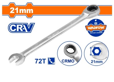 WADFOW  CHAVE COMBINADA COM  CATRACA 21MM  WSA5121 Total Herramientas Oficial