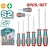 TOTAL KIT CHAVES DE  FENDA MAGNÉTICO CR-V 8PCS  TKSDS0826  Total Herramientas Oficial