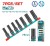 TOTAL KIT DE SOCKET DE IMPACTO PROFUNDO 1/2 7PCS  THKISD12073L  Total Herramientas Oficial