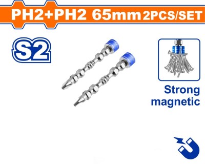 WADFOW PONTAS DE CHAVE DE FENDA MAGNÉTICAS 2PCS  WSV8K01 Total Herramientas Oficial