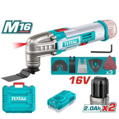 TOTAL MULTI-FERRAMENTA DE IONES DE LITIO 16V TMLI16222 Total Herramientas Oficial