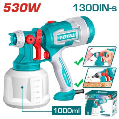 TOTAL PISTOLA DE PINTURA 530W  TT4506 Total Herramientas Oficial