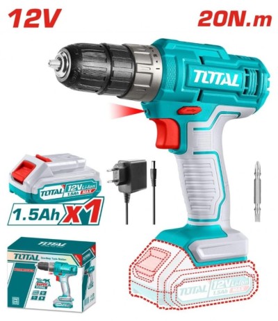 TOTAL PARAFUSADEIRA 12V 1.5A  UTDLI1218 Total Herramientas Oficial