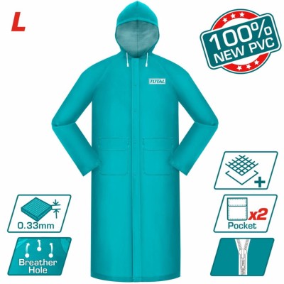 TOTAL CAPA DE CHUVA THTRC031.L Total Herramientas Oficial