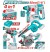 TOTAL COMBO 4PCS 20V  MOTOR SEM ESCOVAS  TOSLI250695 Total Herramientas Oficial