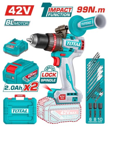 TOTAL PARAFUSADEIRA  42V  99NM  UTIDLI429982  Total Herramientas Oficial