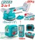 TOTAL COMBO SEM FIO 3PCS TOSLI250606 Total Herramientas Oficial