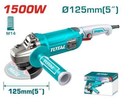TOTAL ESMERILHADEIRA ANGULAR 5 1500W TG11512536 Total Herramientas Oficial