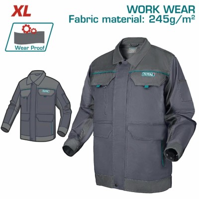 TOTAL JAQUETA DE TRABALHO  TSP6011.XL Total Herramientas Oficial