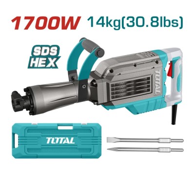TOTAL MARTELETE DEMOLIDOR 1700W SDS TH217088 Total Herramientas Oficial