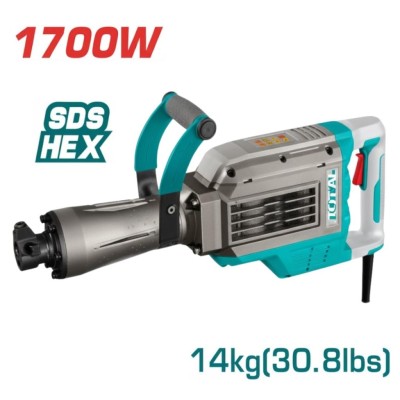 TOTAL MARTELETE DEMOLIDOR 1700W SDS TH217088 Total Herramientas Oficial