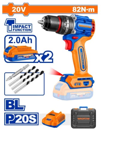 WADFOW PARAFUSADEIRA DE IMPACTO 20V 82NM   WCDP8285 Total Herramientas Oficial