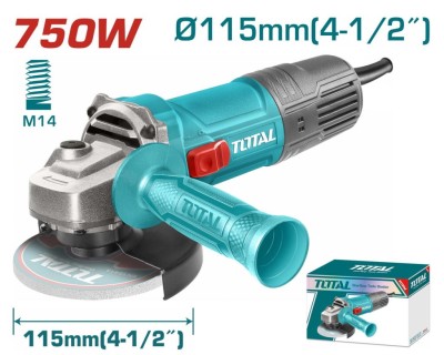 TOTAL ESMERILHADEIRA ANGULAR 750W TG10711556 Total Herramientas Oficial