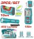 TOTAL COMBO 3PCS  DETECTOR + NÍVEL + LANTERNA TOS251003 Total Herramientas Oficial