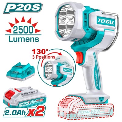 TOTAL LANTERNA DE TRABALHO 20V   22.5W  TWLI20887 Total Herramientas Oficial