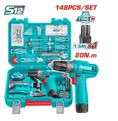 TOTAL KIT DE FERRAMENTAS 148PCS THKTHP41487  Total Herramientas Oficial