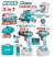 TOTAL COMBO 3PCS LIXADEIRA + PARAFUZADEIRA + CHAVE DE IMPACTO TCKLI20358 Total Herramientas Oficial