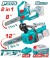 TOTAL COMBO 2PCS MOTOSIERRA +PODADORA  20V  UTOSLI251085 Total Herramientas Oficial