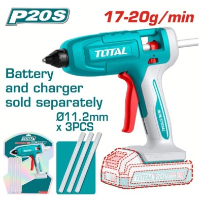 TOTAL PISTOLA DE SILICONE 20V TGGLI2003 Total Herramientas Oficial