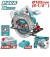 TOTAL SERRA CIRCULAR 20V MOTOR SEM ESCOVAS  TSLI16523 Total Herramientas Oficial