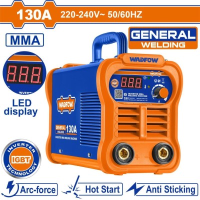 WADFOW MÁQUINA DE SOLDA INVERSORA 130A MMA LED IGBT WWD21301 Total Herramientas Oficial