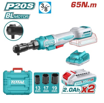 TOTAL CHAVE CATRACA 20V 65NM  TDRLI20652 Total Herramientas Oficial