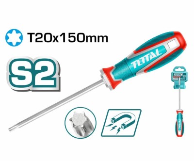 TOTAL CHAVE TORX  T20X150MM  TSDT20150  Total Herramientas Oficial