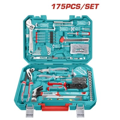 TOTAL KIT DE FERRAMENTAS MANUAIS  175PCS  THKTHP61757  Total Herramientas Oficial
