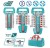 TOTAL KIT CHAVE CATRACA 57PCS  TOS23092   Total Herramientas Oficial