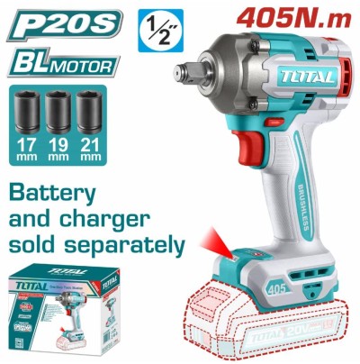 TOTAL CHAVE DE IMPACTO 20V  405NM  TIWLI20451 Total Herramientas Oficial