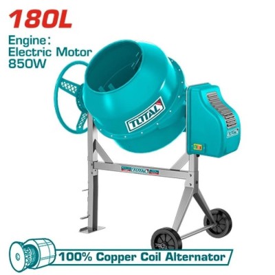 TOTAL  BETONEIRA ELETRICA 180L  850W  TCM1806-1 Total Herramientas Oficial