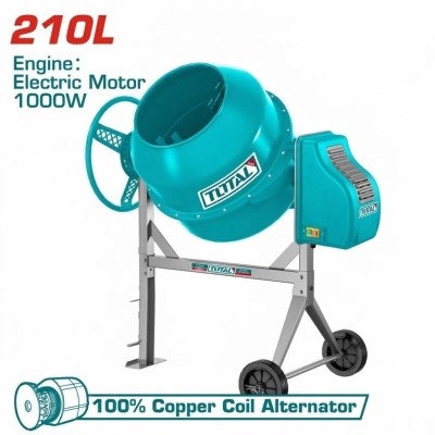 TOTAL  BETONEIRA ELETRICA 210L  1000W TCM2106-1 Total Herramientas Oficial