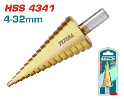 TOTAL BROCAS  ESCALONADAS  4-32MM  TAC43201 Total Herramientas Oficial