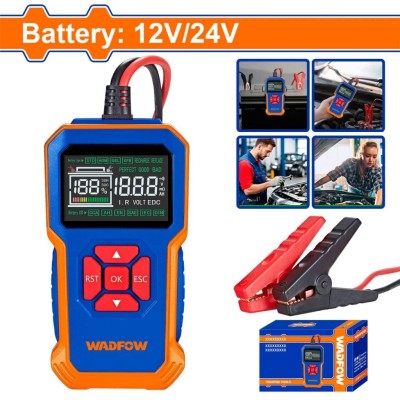 WADFOW TESTADOR DE BATERIA DE CARRO  12V/24V   WVTD1511 Total Herramientas Oficial