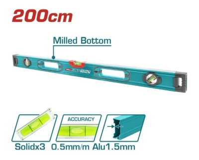 TOTAL NIVEL MAGNETICO TMT220028  200CM Total Herramientas Oficial