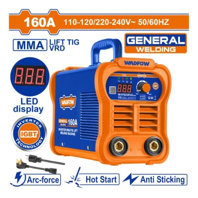 WADFOW MÁQUINA DE SOLDA INVERTER MMA/TIG 160A  WWD21601 Total Herramientas Oficial