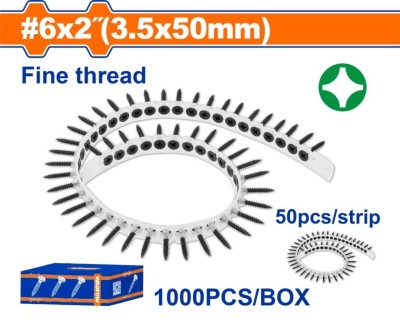 WADFOW PARAFUSOS PARA DRYWALL 3.5X50MM WXS2515C Total Herramientas Oficial